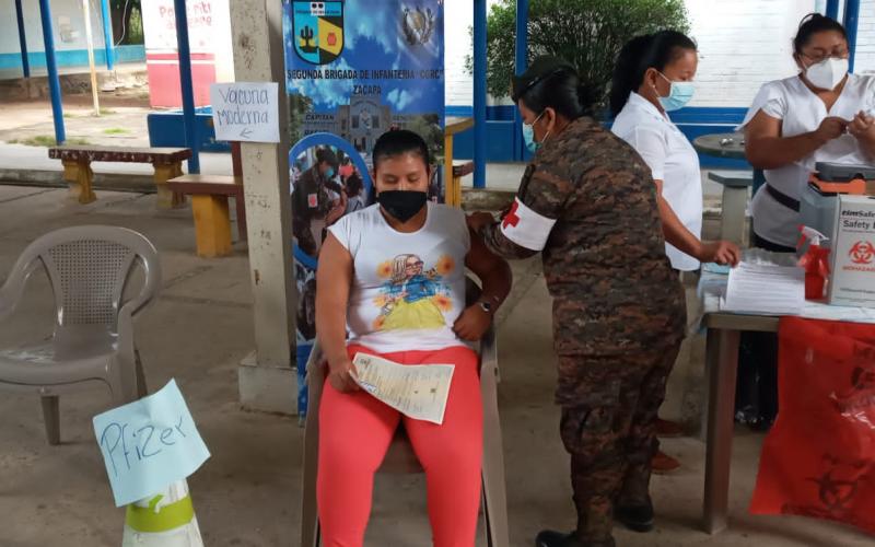 Segunda Brigada de Infantería apoya Plan de Vacunación contra COVID-19