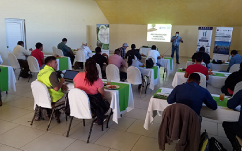 MARN fortalece conocimientos sobre restauración de ecosistemas en Jutiapa