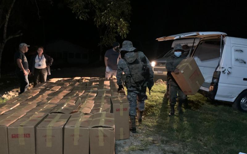 Ejército de Guatemala realiza constantes acciones en contra de la defraudación y el contrabando y aduanero