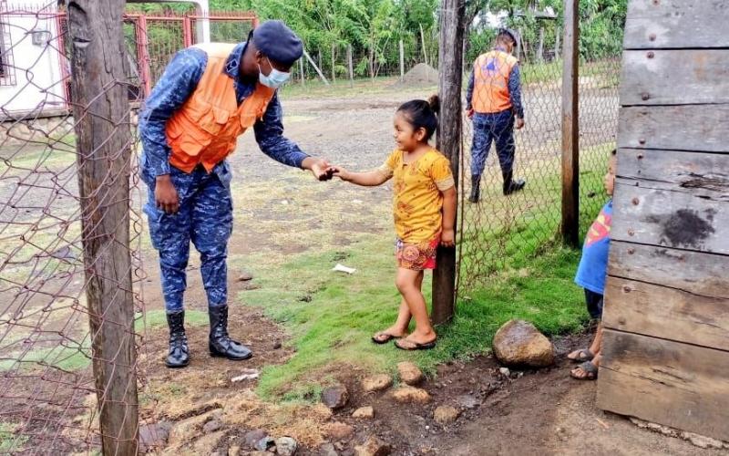 Ejército de Guatemala apoyó en la recuperación de la gobernabilidad en el Estor, Izabal