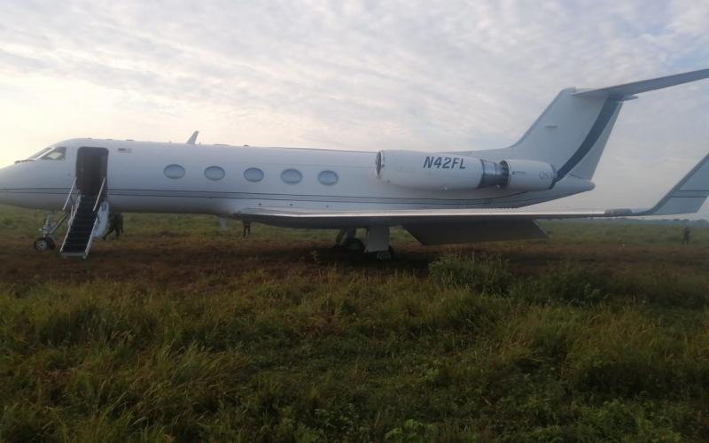 Aeronave decomisada