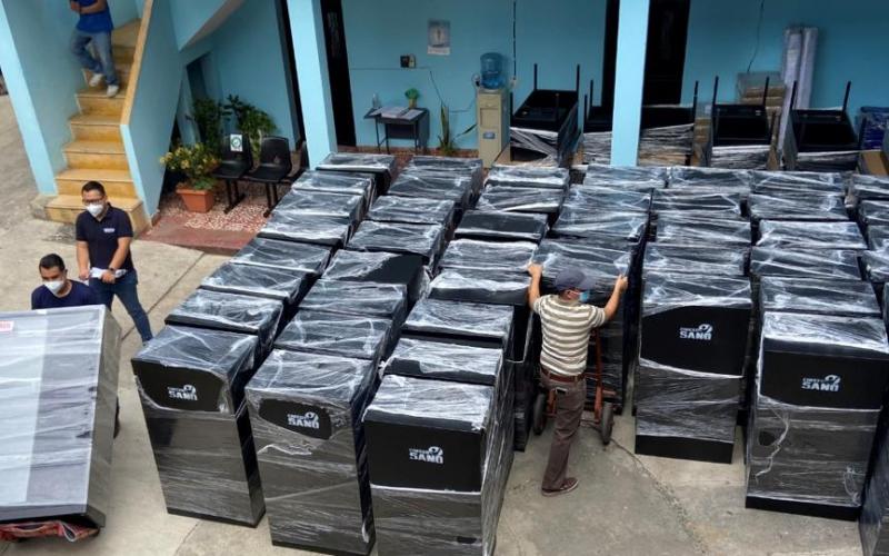 Entrega de insumos del programa Crecer Sano en Chiquimula 