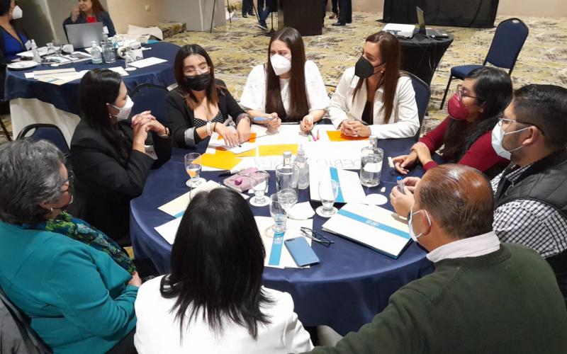 Personal de Mides en taller para construcción de la Política de Inclusión Social