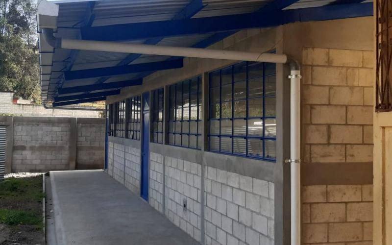 Fodes amplia escuela en La Unión, Quetzaltenango
