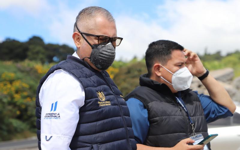 Viceministro Angel Lavarreda visita Santa María de Jesús, Sacatepéquez