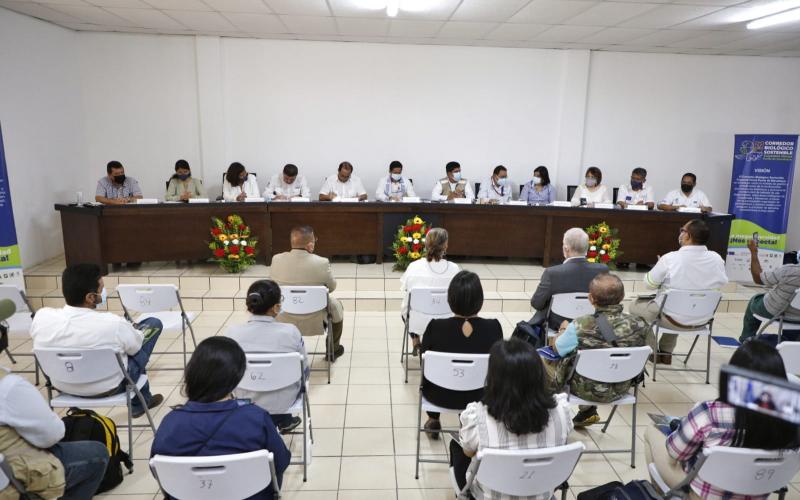 Presentan el Corredor Biológico Sostenible Cuyamel-Omoa Punta de Manabique