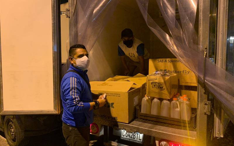 Tercer Viceministerio continúa entregando alimentos a personas en situación de calle