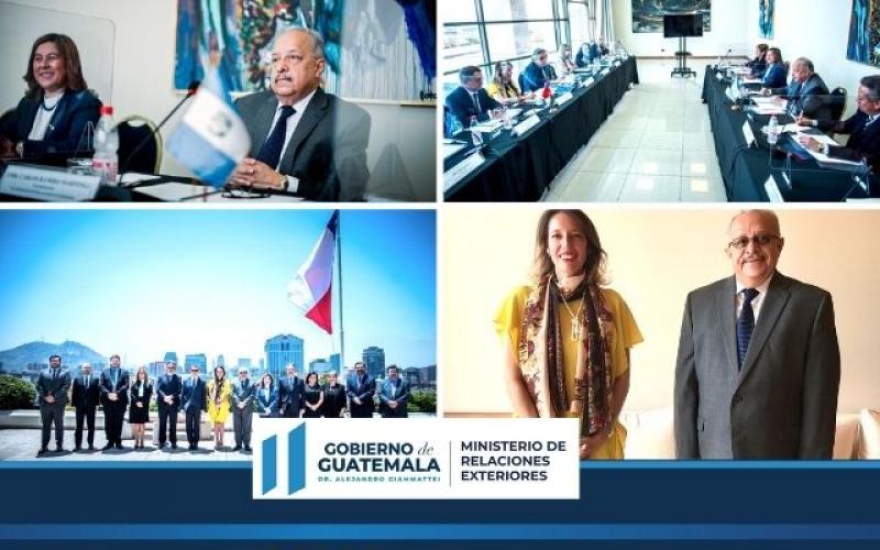 Guatemala y Chile afianzan sus relaciones bilaterales durante la IX Reunión de la Comisión Binacional