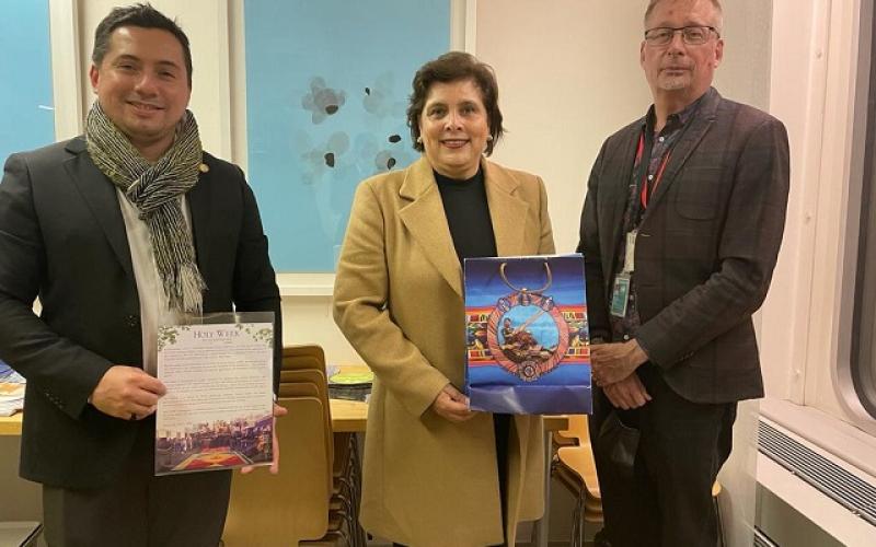 Autoridades del Minex y MCD promocionan en Francia la Semana Santa en Guatemala como Patrimonio Cultural Inmaterial