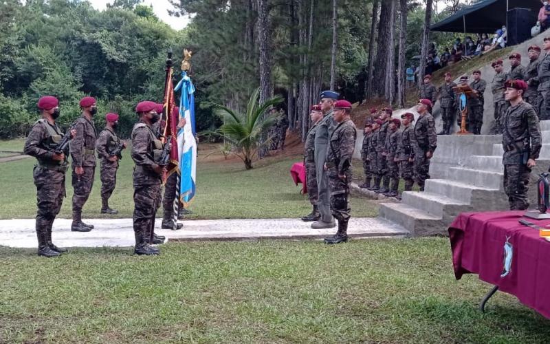 Ceremonia de clausura del curso de Fuerzas Especiales “Kaibil” para Oficiales