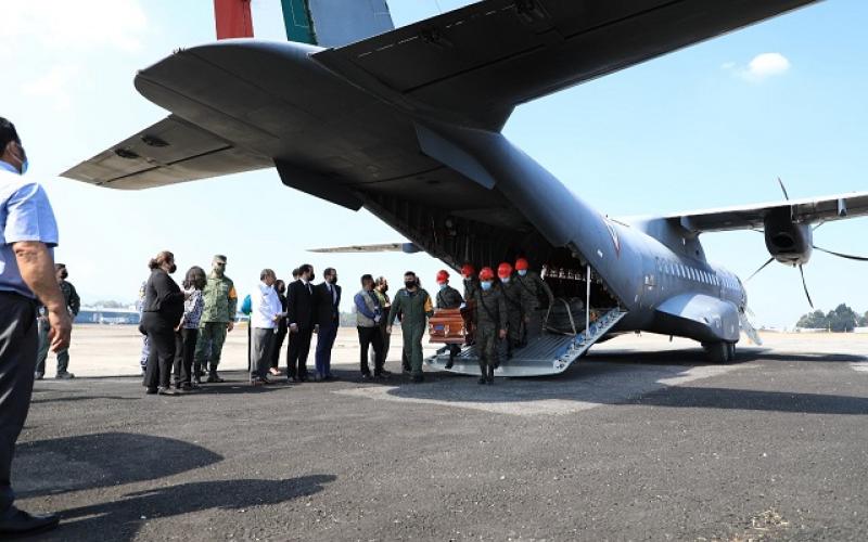 Guatemala recibió a 15 connacionales fallecidos en accidente en Chiapas, México