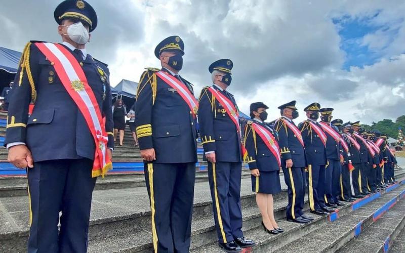 Despedida de los señores Oficiales  integrantes de la promoción CXI de Caballeros Cadetes.