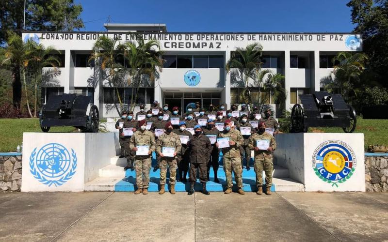 Personal de diferentes Comandos y Brigadas Militares del Ejército de Guatemala concluyeron capacitación sobre asuntos civiles