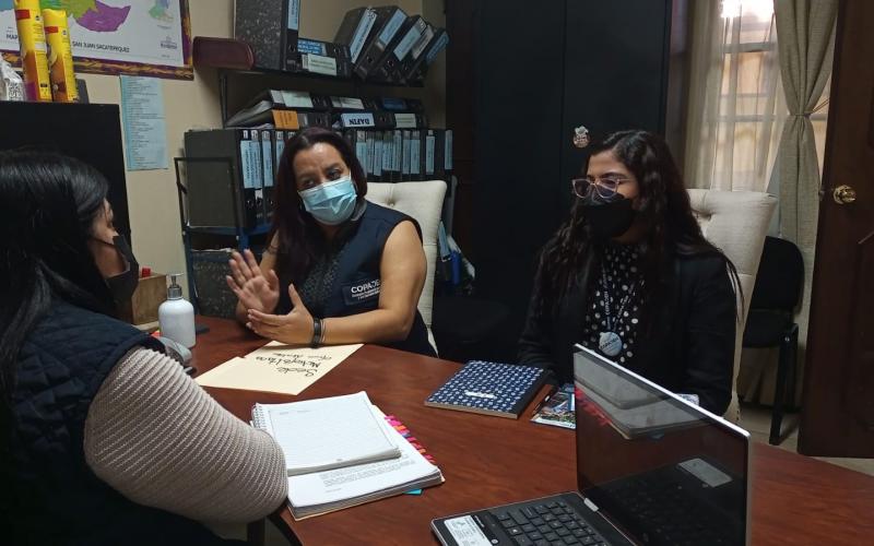 Profesionales de la sede central iniciaron cobertura en San Juan Sacatepéquez 