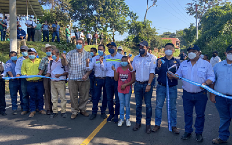 Inauguración de Reposición de Carretera Ruta RD-QUE-24, Tramo: Nuevo Chuatuj - Aldea Los Encuentros, Coatepeque, Quetzaltenango.