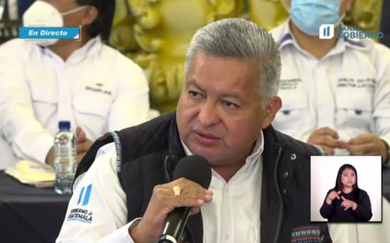 Ministro de Desarrollo comunica resultados 2021 en el departamento de Guatemala