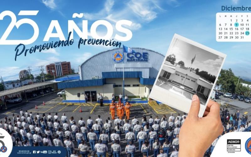 “25 Años Promoviendo Prevención”, campaña lanzada por la CONRED.