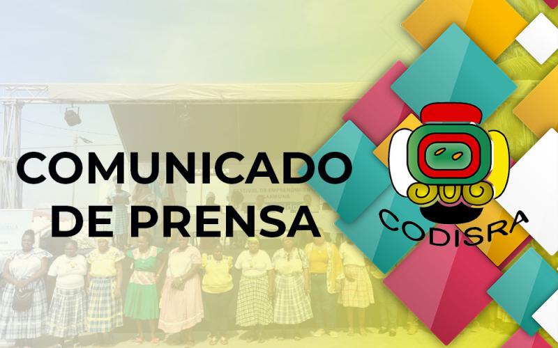 COMUNICADO DE PRENSA