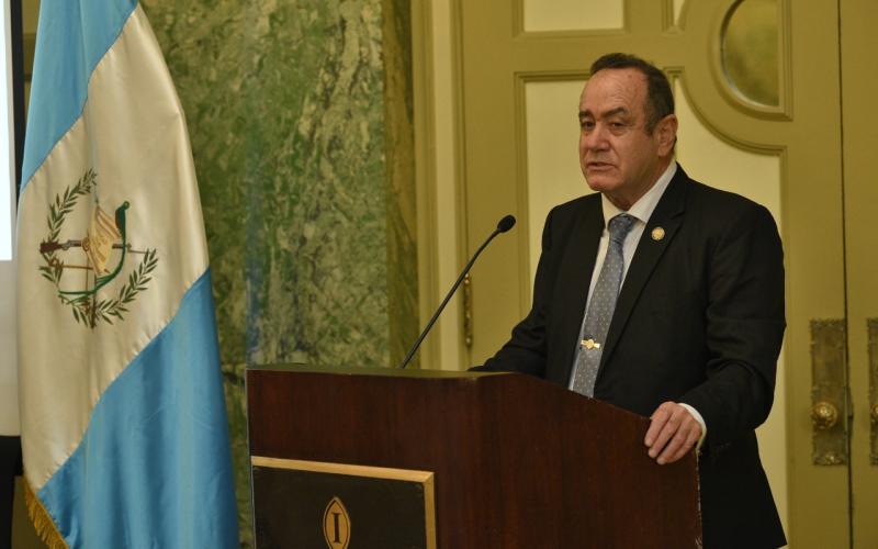 Presidente Alejandro Giammattei 