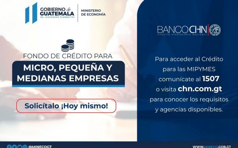 Las solicitudes de crédito las atenderá el CHN.