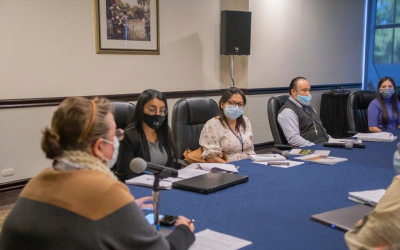 Secretaria Presidencial de la Mujer, Ana Leticia Aguilar Theissen. 