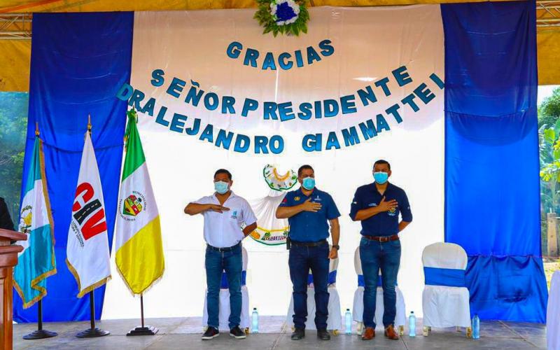  Inicio de obra “Mejoramiento Carretera RD-PET-07 de intersección RD-PET- 15 km 469.6 - Cooperativa Nueva Guatemala, Tecún Umán km 508.40, San Francisco, Petén”