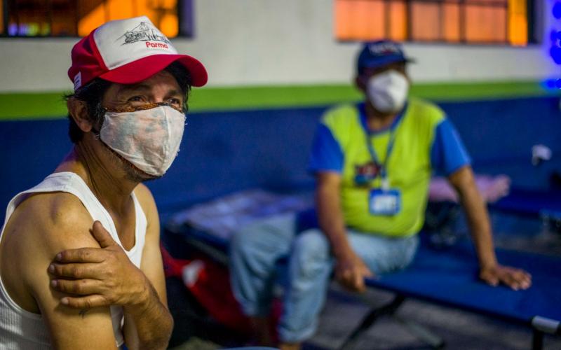 Albergue El Gallito, Guatemala, Guatemala. Foto de archivo.
