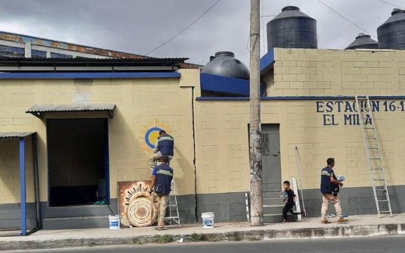 Continúa remozamiento y mantenimiento de sedes policiales