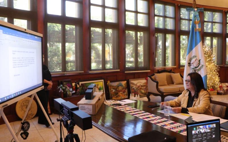Ministra de Educación de Guatemala da a conocer las actividades realizadas en educación durante su Presidencia Pro Tempore