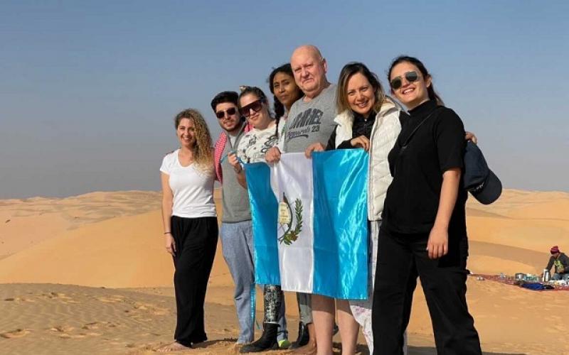 Guatemaltecos concluyen residencia artística de un mes en Emiratos Árabes Unidos