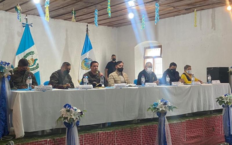 tercera reunión de diálogo entre representantes del Gobierno de Guatemala y pobladores de los municipios de Nahualá y Santa Catarina Ixtahuacán