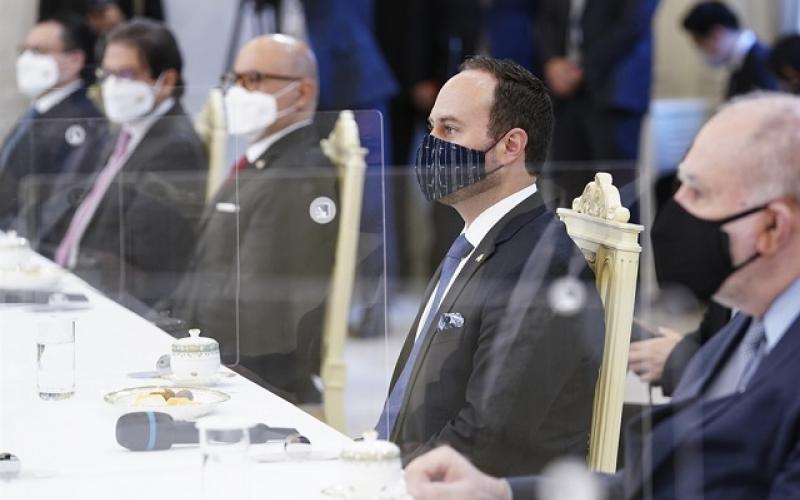 Canciller Pedro Brolo Vila. Foto de The Korea Times