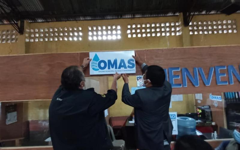 Alcalde de dicho municipio y su equipo