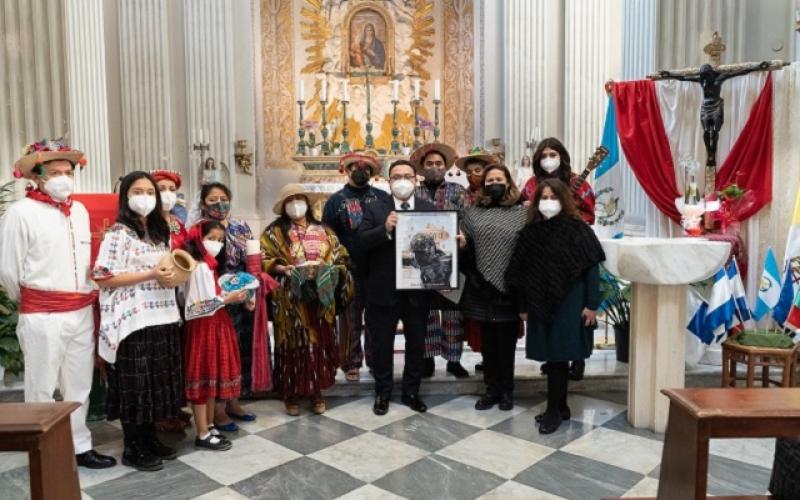 Celebran Día del Señor de Esquipulas en la Diócesis de Roma