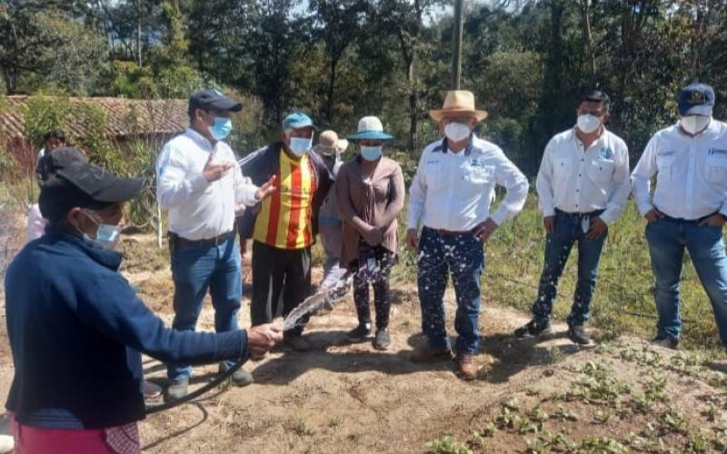 MAGA supervisa trabajos de agricultura familiar y reactivación económica