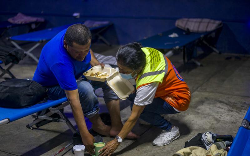 Albergue El Gallito, Guatemala, Guatemala. Foto de archivo.