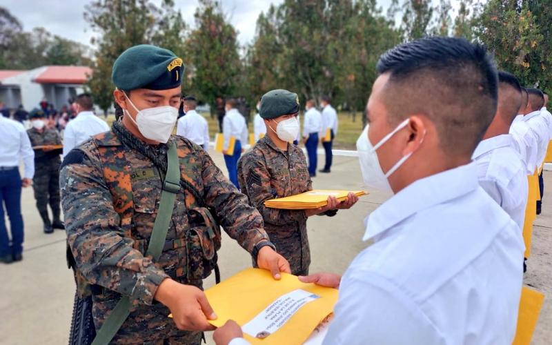 Ejército de Guatemala efectuó acto de licenciamiento a Soldados que cumplieron su tiempo de servicio
