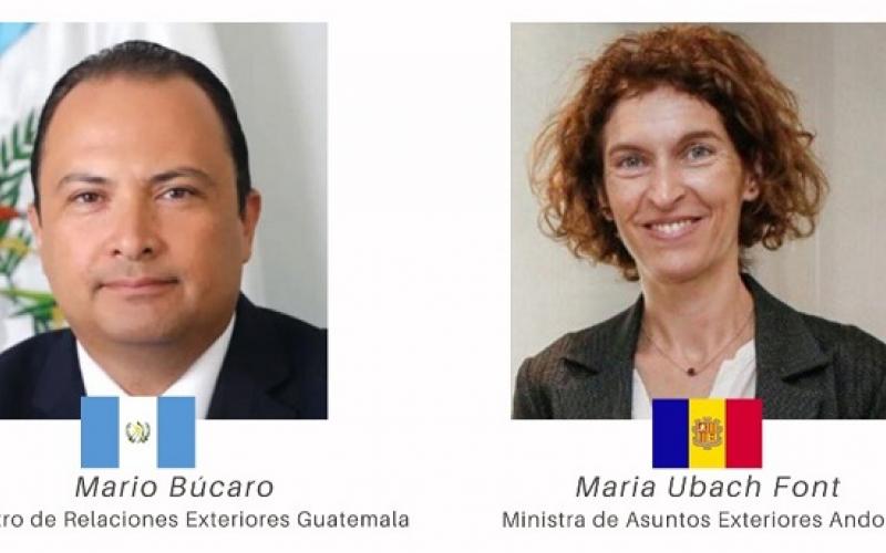 Cancilleres de Guatemala y Andorra abordan temas culturales, educativos y económicos 