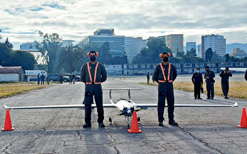 Vehículo aéreo no tripulado de la Fuerza Aérea Guatemalteca.