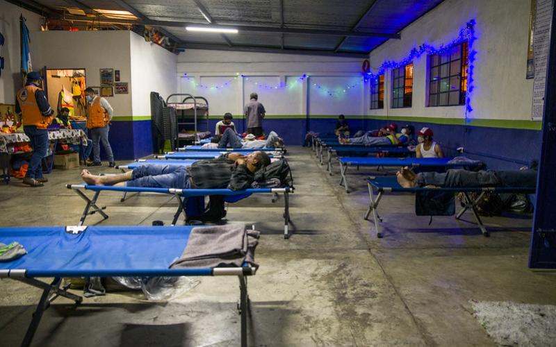 Albergue El Gallito, Guatemala, Guatemala. Foto de archivo.