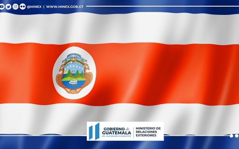 Guatemala felicita a Costa Rica por la celebración de Elecciones Generales