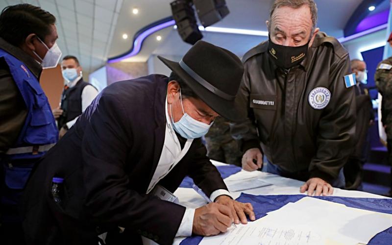 Presidente Alejandro Giammattei 