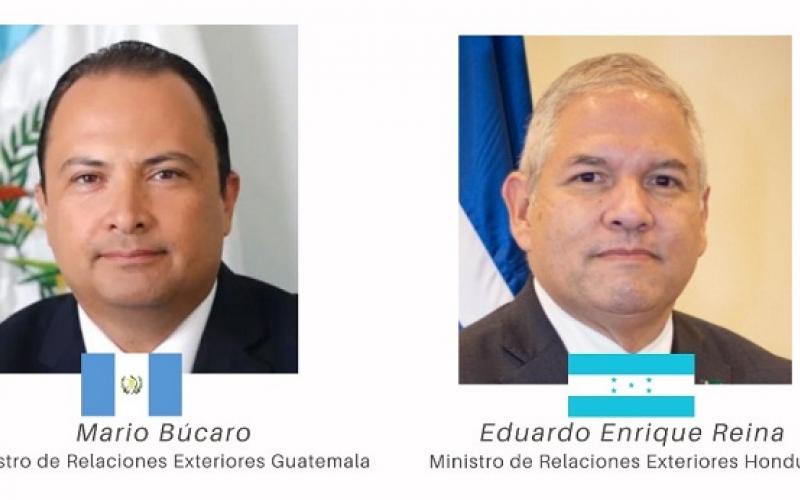 Cancilleres de Guatemala y Honduras conversan sobre relaciones comerciales y de cooperación