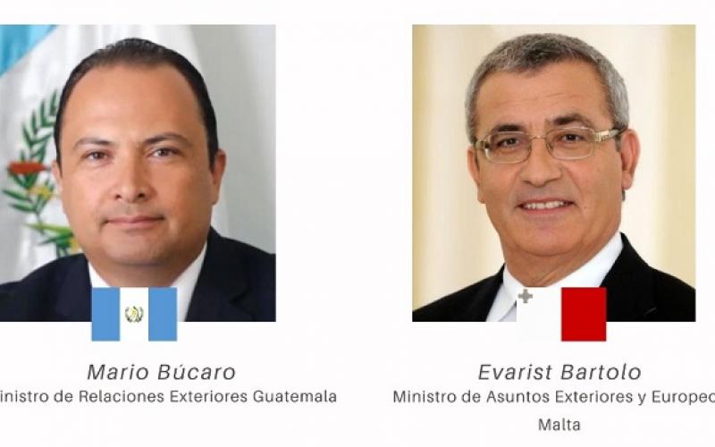 Cancilleres de Guatemala y Malta acuerdan afianzar relaciones bilaterales
