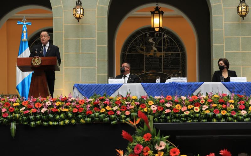 Presidente Alejandro Giammattei 