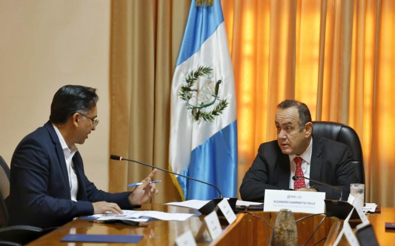 Presidente Alejandro Giammattei 