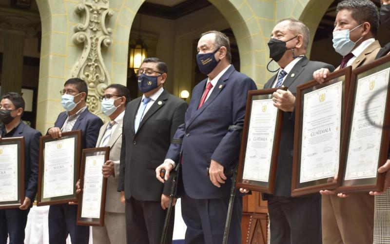 Por su eficiencia en la ejecución de proyectos financiados con fondos de los Consejos de Desarrollo