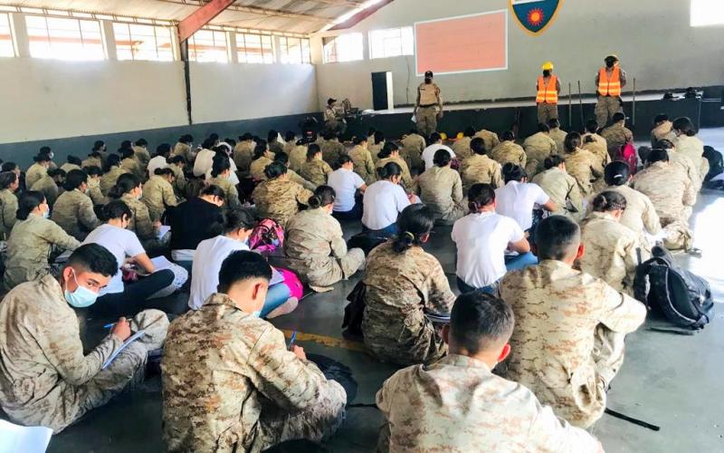 Reservistas Militares del departamento de Guatemala Jutiapa y Quiché continuaron su entrenamiento militar
