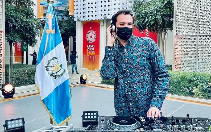 Embajada de Guatemala promueve talento de DJ nacional en Expo 2020 Dubái 
