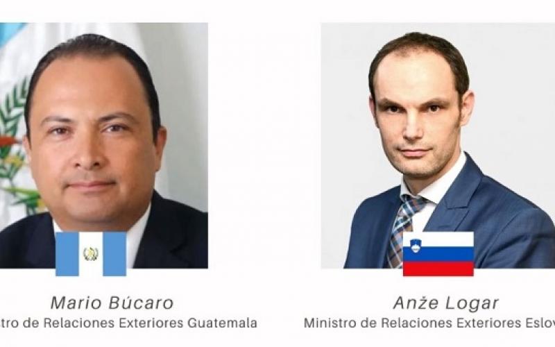 Cancilleres de Guatemala y Eslovenia abordan temas de agenda bilateral y multilateral